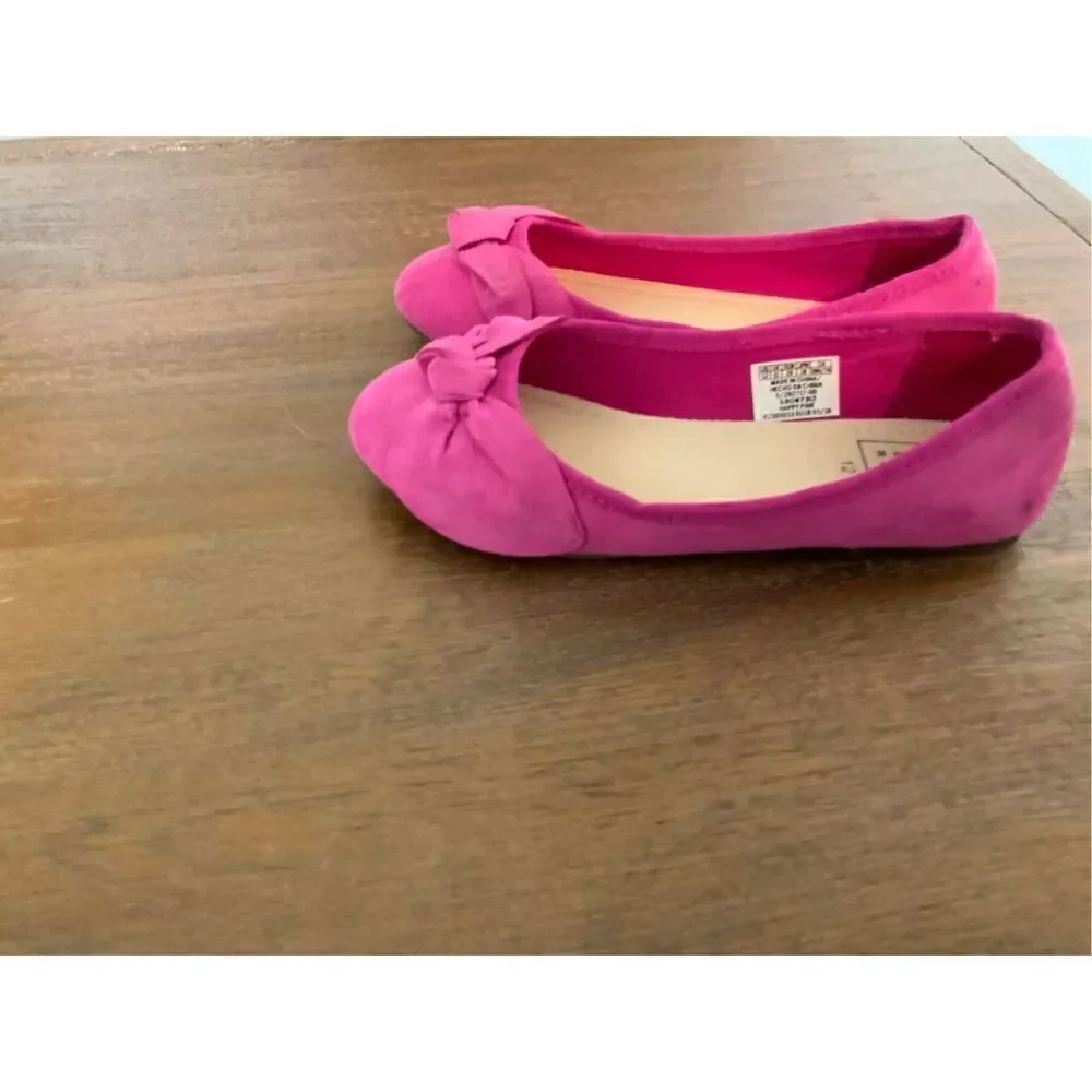 Gap fuchsia ballet flats size 12T